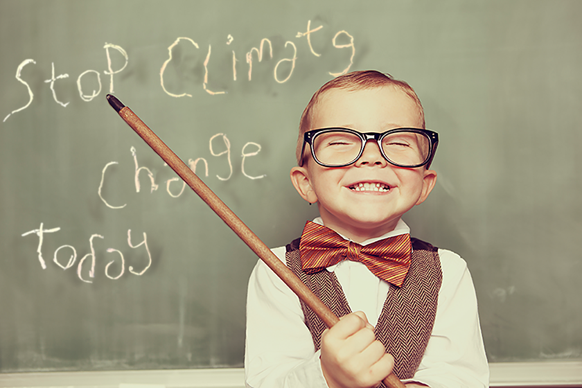 Every kid knows - you can cut 60 percent of your carbon footprint today in three easy steps